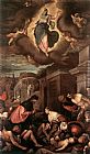 Jacopo Bassano St Roche among the Plague Victims and the Madonna in Glory painting